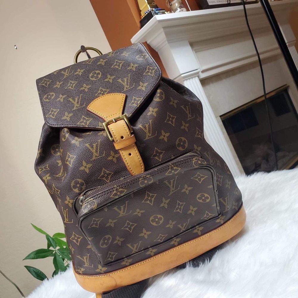Louis Vuitton Montsouris GM Size Backpack.
